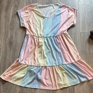Shein Pastel Striped Women’s Dress